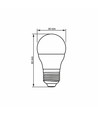 E27 4W LED kronepære - G45, 380lm, 4000K, flicker free