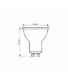 GU10 5W LED pære - MR16, 420lm, 120 grader, 6000K kold hvid