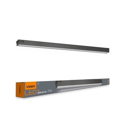 120cm 50W LED lysskinne, sort - 5000lm, IP20, sammenkoblelig, 5 års garanti