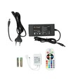 5m 7W/m RGB LED strip sæt - 12V DC, IP20, 60 LED pr. meter