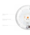 30W Sensorlampe med nødlys - justerbar watt/CCT, IP44, indbygget batteri