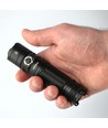 LED lommelygte - 2 batterityper, 6 lysfunktioner, genopladelig, IP68