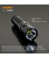 LED lommelygte - 2 batterityper, 6 lysfunktioner, genopladelig, IP68