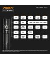 LED lommelygte - 2 batterityper, 6 lysfunktioner, genopladelig, IP68