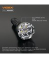 LED lommelygte - 4x LED, 6 lysfunktioner, genopladelig, IP68