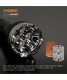 LED lommelygte - 4x LED, 6 lysfunktioner, genopladelig, IP68