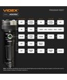 LED lommelygte - 4x LED, 6 lysfunktioner, genopladelig, IP68