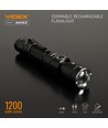 LED lommelygte - zoom, 6 lysfunktioner, genopladelig, IP44