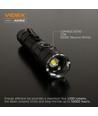 LED lommelygte - zoom, 6 lysfunktioner, genopladelig, IP44