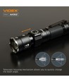 LED lommelygte - zoom, 6 lysfunktioner, genopladelig, IP44