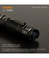 LED lommelygte - zoom, 6 lysfunktioner, genopladelig, IP44