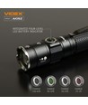 LED lommelygte - zoom, 6 lysfunktioner, genopladelig, IP44
