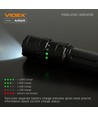 LED lommelygte - 5 lysfunktioner, udskifteligt batteri, genopladelig, IP68