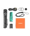LED lommelygte - zoom, 6 lysfunktioner, genopladelig, IP67
