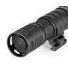 Taktisk LED lommelygte - zoom + rødt lys, genopladelig, IP66