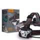 LED pandelampe - håndsensor + powerbank, 2x2200mAh, genopladelig, IP65