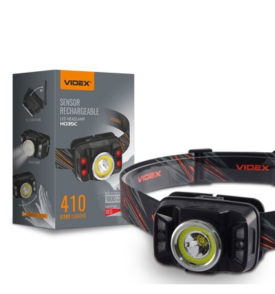 LED pandelampe - håndsensor + COB-lys, 1800mAh, genopladelig, IP65