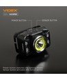 LED pandelampe - håndsensor + COB-lys, 1800mAh, genopladelig, IP65