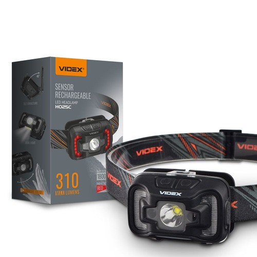 LED pandelampe - bevægelsessensor + COB, 1800mAh, genopladelig, IP65