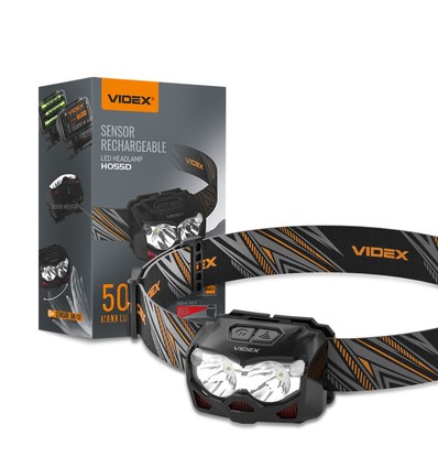 LED pandelampe - håndsensor + 3xAAA mulighed, 1200mAh, genopladelig, IP65