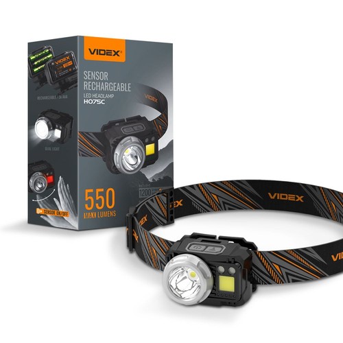 LED pandelampe - håndsensor + COB-lys, 1200mAh, genopladelig, IP65
