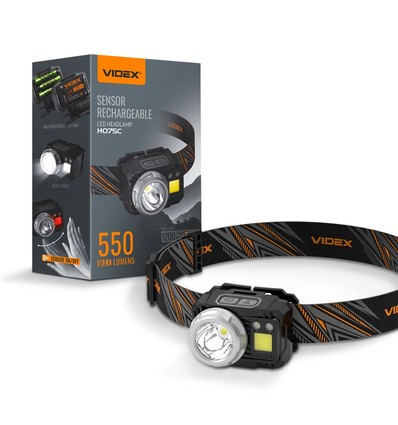 LED pandelampe, Genopladelig, 5W + COB - 5000K, 550lm