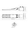30W LED gadelampe - Ø60mm, IP65, 5000K