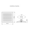 LED solcelle gadelampe - 4300 lumens, inkl. fjernbetjening