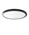 22W LED loft/væglampe med baglys - IP54, Sort, CCT justerbar, Ø29,3cm, 2400lm