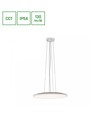 36W Nymphea Flat Duo LED loftslampe - 130lm/W, IP54, Ø40cm, CCT, hvid kant, inkl. lyskilde