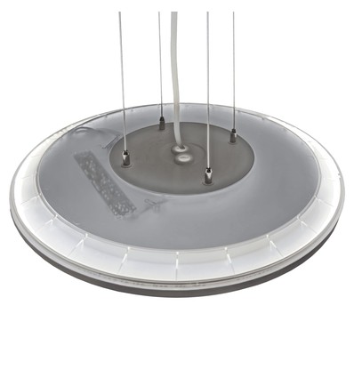 Nymphea Flad Duo 48W - CCT, 230V, 120°, IP54, Ø500x26mm, hvid, rundt.