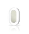 Oval Sensor Væglampe m/PIR – 11W, IP65, IK07, 5000K, Hvid