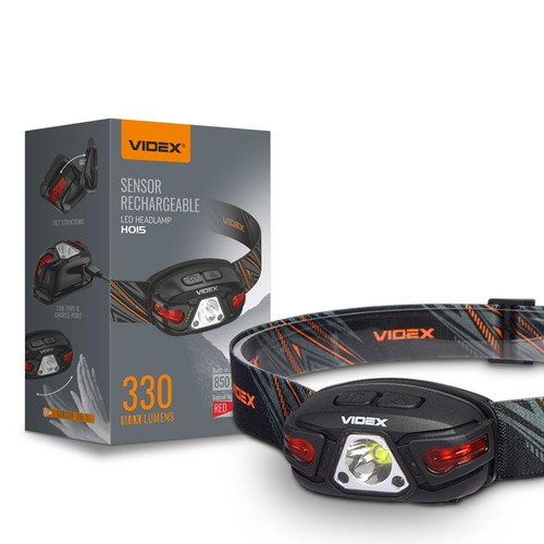 LED pandelampe - håndsensor, 850mAh, genopladelig, IP67