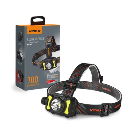 LED pandelampe - 9 lysfunktioner + COB-lys, 1800mAh, genopladelig, IP55