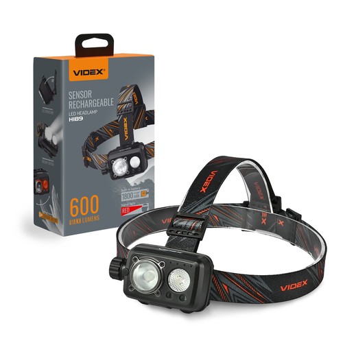 LED pandelampe - håndsensor + 8 lysfunktioner, 1800mAh, genopladelig, IP55