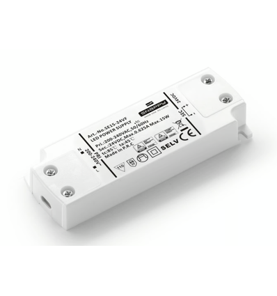 Snappy 15W / 24V DC strømforsyning - 0,625A, IP20 indendørs