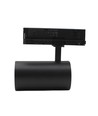 28W 3-faset RA90 CCT justebar skinnespot - 110lm/W, Sort, Justerbar CCT + lysstyrke, Flicker free