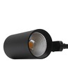 28W 3-faset RA90 CCT justebar skinnespot - 110lm/W, Sort, Justerbar CCT + lysstyrke, Flicker free