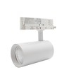 28W 3-faset RA90 CCT justebar skinnespot - 110lm/w, Hvid, Justerbar CCT + lysstyrke, 3200lm, Flicker free