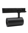 29W 3-faset Dæmpbar RA90 Skinnespot - 140 lm/W, 38 grader, Sort