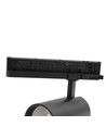 29W 3-faset Dæmpbar RA90 Skinnespot - 140 lm/W, 38 grader, Sort