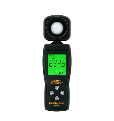 Lux måler - Måling af lys, digital luxmeter