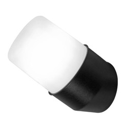 Væglamper LED-POL sort væglampe - IP54 udendørs, 1xE27 fatning, uden lyskilde