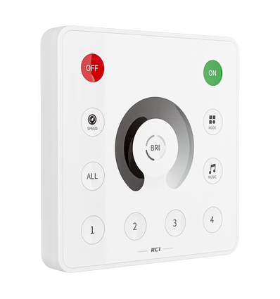 Vægmonteret fjernbetjening til SPI løbelys controller - 2,4ghz