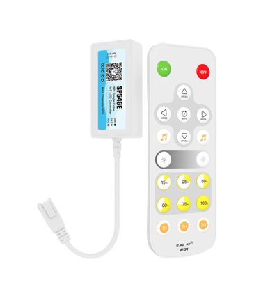 Mini controller + fjernbetjening til SPI løbelys controller - 2,4ghz