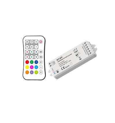 RGBIC controller med fjernbetjening - Tuya Smart Life, RF