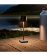 Opladelig LED mini bordlampe - Sort, touch dæmpbar, IP54