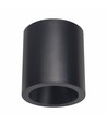 7W LED påbygningsspot, CCT - 3 lyskulør, Ø9cm, sort, UGR19, 45° spredning