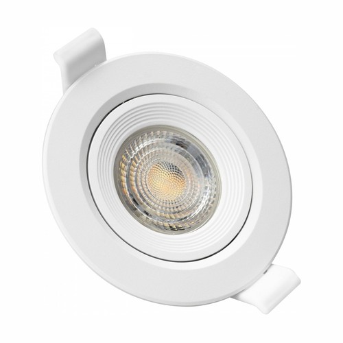 MR16 eller GU10 Downlight - Uden lyskilde og fatning, hvid, Hul: Ø7,5 cm