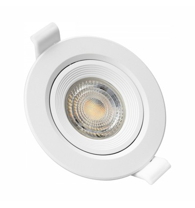 MR16 eller GU10 Downlight - Uden lyskilde og fatning, hvid, Hul: Ø7,5 cm